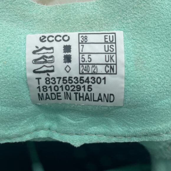 ECCO Biom Fjuel Tie Motion Walking Running Comfort Shoes Gray Womens 7 - Picture 7 of 8